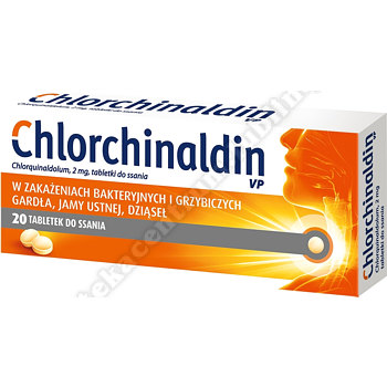 Chlorchinaldin tabl.do ssa. 0.002g 20 szt.