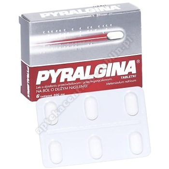 Pyralginum 500mg x 6 tabletek