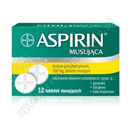 Aspirin 0,5 g x12 tab.mus.