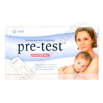 Test ciążowy PRE-TEST płytkowy 1 op.