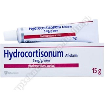 Hydrocortisonum Aflofarm krem 5 mg/g 15 g