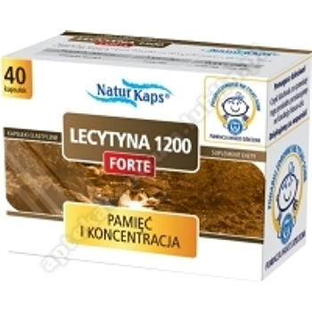 Lecytyna naturcaps forte 1200mg x 40kaps.(HASCO-LEK)