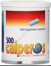 Calperos 500 kapsułki twarde 0,2gCa2+ 200kapsułek