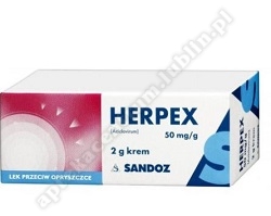 Herpex krem 0,05 g/1g 2 g