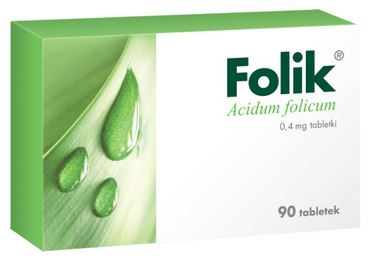 Folik 0,4 mg 90 tabl.