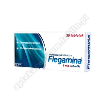 Flegamina 8 mg x 20 tabletek
