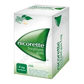 Nicorette Freshmint Gum  2mg(cena 1 listek-15gum)