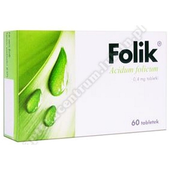 Folik 0,4mg 60 tabletek