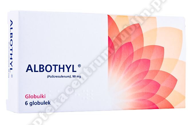 Albothyl 90 mg globulki dopochwowe 6 sztuk