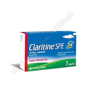 Claritine SPE tabl. 0,01 g 7 tabl.