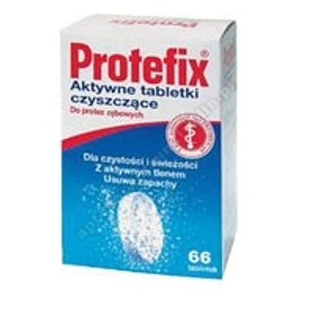 PROTEFIX HIGIENA aktywne tabletki czyszczące do protez x 6 tabl. (1 listek)-d. w. 2021. 01. 31