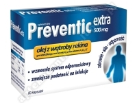 Preventic Extra kaps. miękkie 0, 5g 60 kaps. 