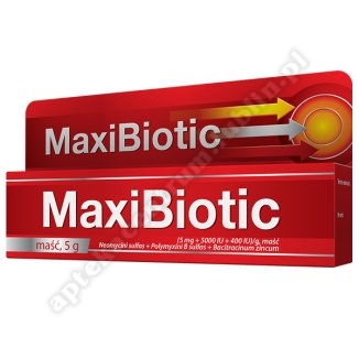 Maxibiotic maść (3,5j.m.+5000j.m.+40 5 g