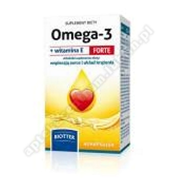 Omega-3 +witamina E Forte BIOTTER kaps.  60