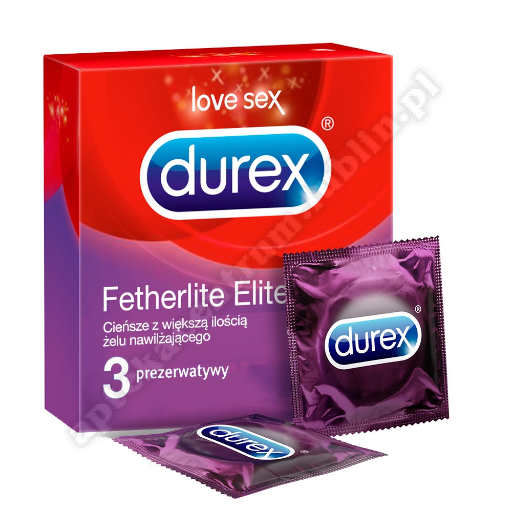 Durex prezerwatywy Fetherlite Elite Emoji 3 szt ultracienkie