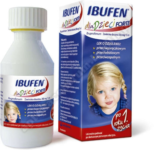 Ibufen d/dzieci Forte sm. truskawka 100 ml