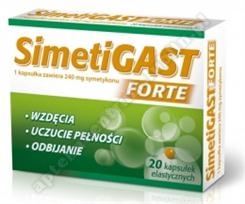 Simetigast Forte kaps.elast. 0,24g 20kaps