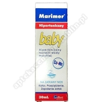 MARIMER Hipertoniczny  baby Cu Mn spray do nosa 30ml