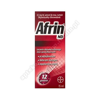 Afrin  ND aerozol do nosa 0,5mg/ml 15ml