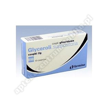 Czopki glicerolowe (blistry ) 2 G 2g 10czopków