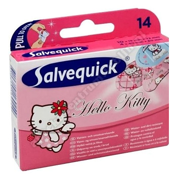 Plast. SALVEQUICK Hello Kitty 14 szt.  1op. 