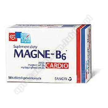 Magne B6 Cardio tabl. powl.  50 tabl. 