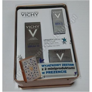VICHY LIFTACTIV SERUM 10 Puszka XMASS 30 ml+Liftactiv krem 15ml, Liftactiv serump/oczy 3ml