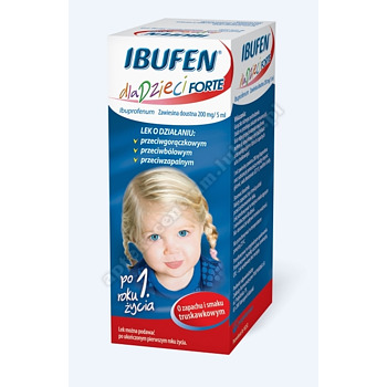 Ibufen dla dzieci Forte smak truskawkowy zawiesina doustna 40ml