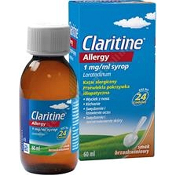 Claritine Allergy syrop 1mg/ml 1but. a60ml