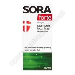 SORA FORTE 0, 01g/ml szampon leczniczy przeciw wszawicy 50 ml