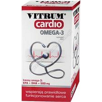 Vitrum Cardio Omega-3 kaps.  0, 5 g 30 kaps. 