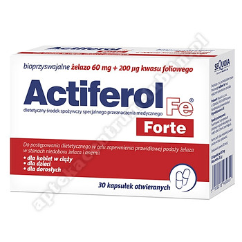 Actiferol Forte 30 kapsułek