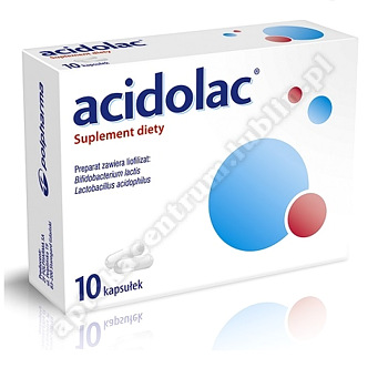 Acidolac 10 kapsułek+Acidolac Baby 10 saszetek GRATIS