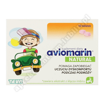 Aviomarin Natural 10 tabletek