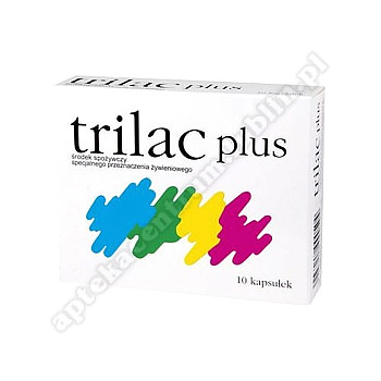 Trilac Plus kaps. twarde 10kaps. (blister)