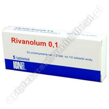 Rivanolum tabl.  0. 1 g  5 szt. 