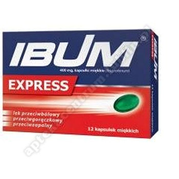 Ibum Express kapsułki miękkie 0,4 g 12 kapsułek