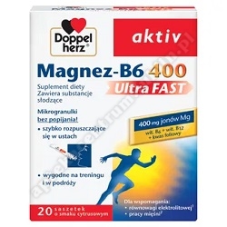 Doppelherz aktiv Magnez-B6 Ultra FAST 20 sasz. *