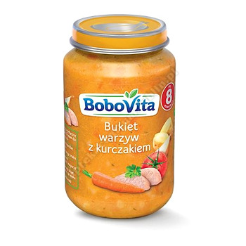 BoboVita Obiadek Bukiet warzyw z kurczakiem 190g