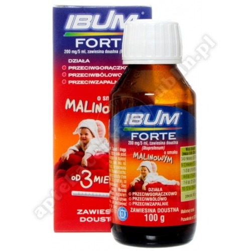 Ibum Forte zaw.doust. 0,2 g/5ml 100 g (SMAK MALINOWY)
