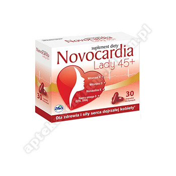 Novocardia Lady 45+  30 kaps. 