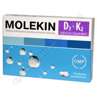 Molekin D3 + K2 tabl.powl. 30 tabl.