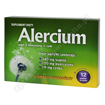 Alercium pastyl. do ssania 12 pastyl. 