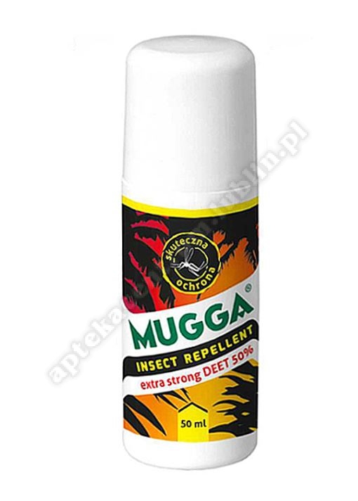 Mugga Roll-On 50% DEET 50 mll-data waznosci 30. 05. 2024-dostepne 3 op
