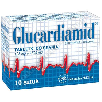 Glucardiamid pastylki do ssania 10 szt.