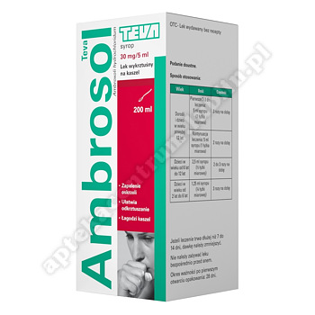 Ambrosol TEVA syrop 0, 03 g/5ml 200 ml-d. w. 2020. 09. 30