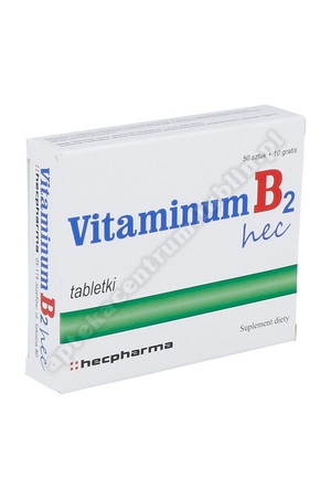 Vitaminum B 2 Hec tabl.  60tabl. (2blist. po3