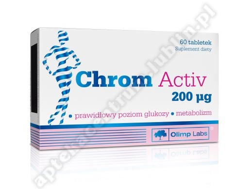 OLIMP Chrom Activ 200 mcg tabl.  0, 2mg 60 tabletek