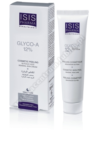 ISIS GLYCO-A 12% Peeling kosmetyczny krem z kwasem 30ml+próbki Gratis!!!