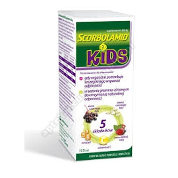 Scorbolamid KIDS+ Syrop 115 ml
